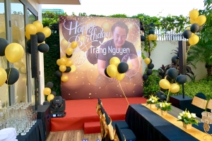 Tổ chức Tiệc Happy Bithday Mr Trang Nguyen