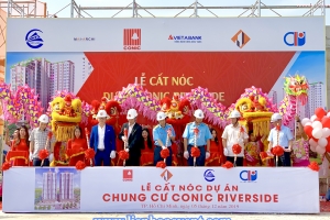 Tổ chức Lễ cất nóc Dự án Conic Riverside