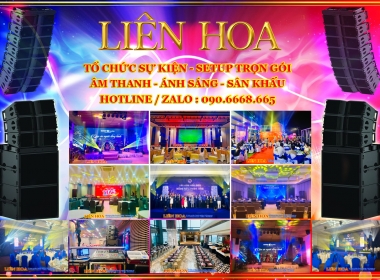 Âm thanh ánh sáng chuyên nghiệp chất lượng cao