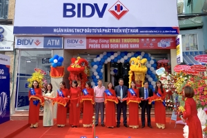 Lễ khai trương ngân hàng BIDV, phòng giao dịch Hàng Xanh