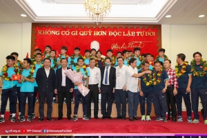 Lễ mừng công Đội Tuyển U23 Việt Nam vô địch U23 Đông Nam Á